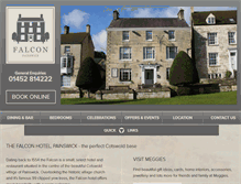 Tablet Screenshot of falconpainswick.co.uk